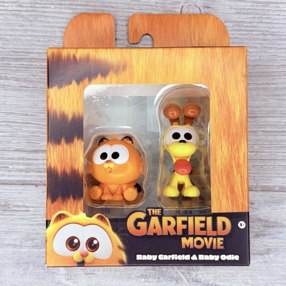 Nwt Baby Garfield And Odie Toy Figueine Miniature Toy